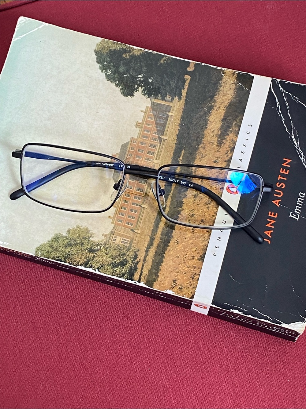 Never-Worn Office Siren Metal Reading & Blue Light Glasses from EyeBuyDirect